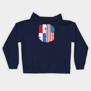 Proud Panamanian American Heritage // Panama & USA Flags Kids Hoodie